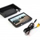 7-инчов TFT LCD монитор за връзка с камера за паркиране, DVD, VCR, CCTV с 2 видео входа
